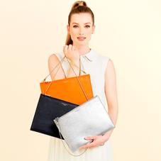 Soho Clutch in Deep Shine Nude Patent