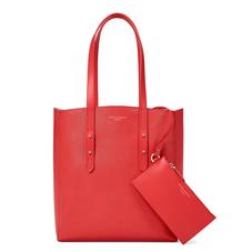 Aspinal Essential Tote in Dahlia Saffiano