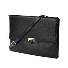 City Document Case in Black Saffiano