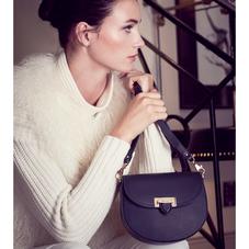 Portobello Bag in Orchid Saffiano