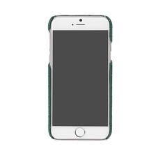 iPhone 7/8 Leather Cover in Deep Shine Sage Small Croc