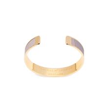 Cleopatra Skinny Cuff Bracelet in Deep Shine Lilac Small Croc