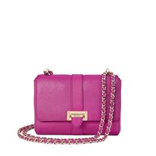 Small Lottie Bag in Orchid Saffiano