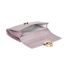 Small Mayfair Purse in Deep Shine Lilac Small Croc