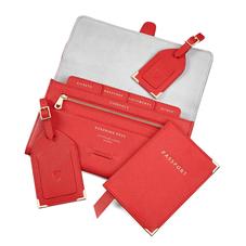Classic Travel Collection in Dahlia Saffiano