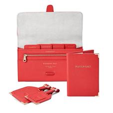 Classic Travel Collection in Dahlia Saffiano