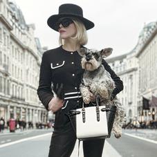Mini Marylebone Tote in Monochrome Saffiano
