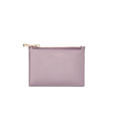 Small Essential Pouch in Smooth Lilac & Deep Shine Lilac Small Croc