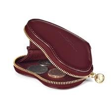 Heart Coin Purse in Deep Shine Cherry Patent