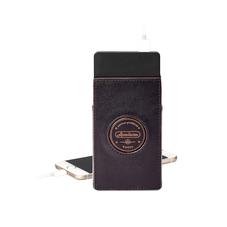 Aerodrome Tech Charger Pack & Case in Dark Brown Pebble