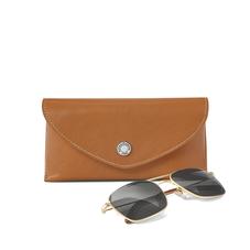Aerodrome Aviator Sunglasses with Leather Case