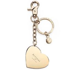 Gold Plated Heart Handbag Charm & Keyring
