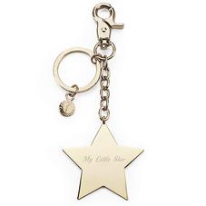 Gold Plated Star Handbag Charm & Keyring