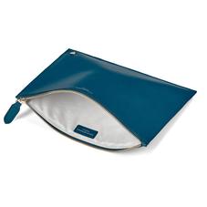 Mount Street Flat Pouch in Smooth Topaz