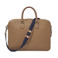 Small Mount Street Bag in Camel Saffiano