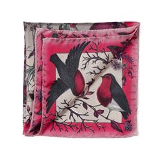 Robin Silk Twill Handkerchief in Magenta