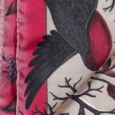Robin Silk Twill Handkerchief in Magenta