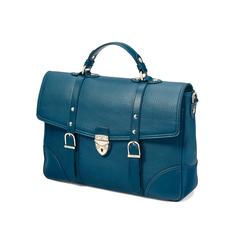 Large City Mollie Satchel in Topaz Pebble