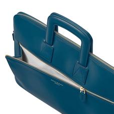 Connaught Document Case in Smooth Topaz