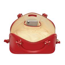 Hepburn Bag in Smooth Scarlet