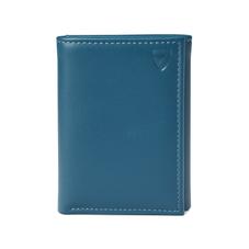 Trifold Wallet in Smooth Peacock
