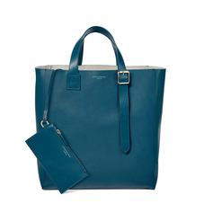 The 'A' Tote in Topaz Pebble