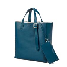 The 'A' Tote in Topaz Pebble