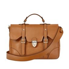 Large Country Mollie Satchel in Smooth Tan