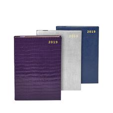 A5 Week to View Leather Diaries