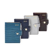 Mini Pocket Leather Diary & Pen