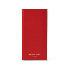iPhone 7/8 Leather Book Case in Scarlet Saffiano
