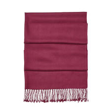 Essential Silk & Cashmere Pashmina in Burgundy