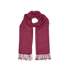 Essential Silk & Cashmere Pashmina in Burgundy