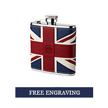 Brit 5oz Leather Hip Flask