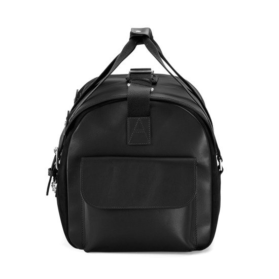 Shadow Holdall in Black Nubuck from Aspinal of London