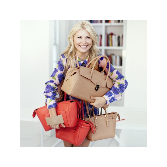 Mini Marylebone Tote in Geometric Fur & Smooth Black from Aspinal of London