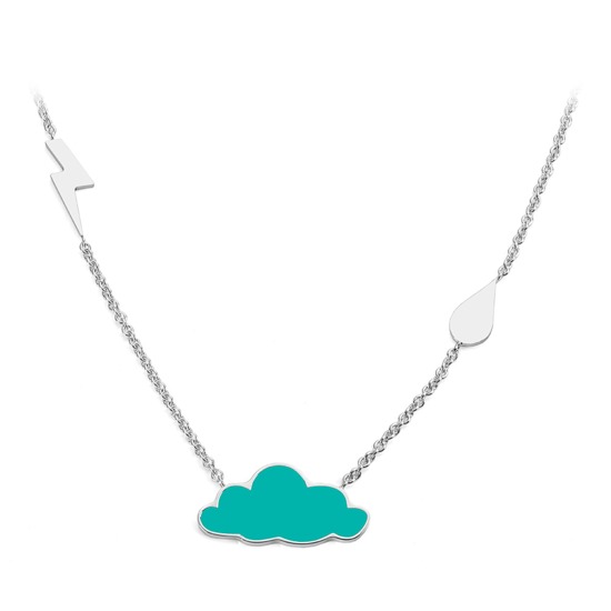 Cloud Charm Necklace from Aspinal of London