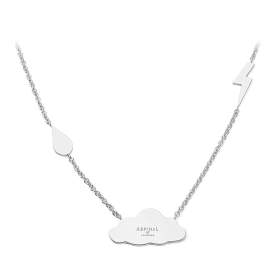 Cloud Charm Necklace from Aspinal of London