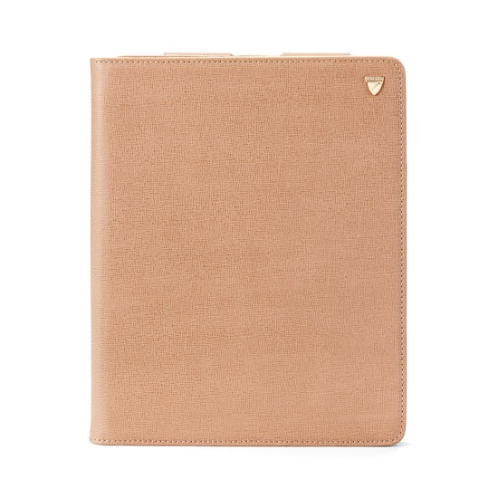iPad Air Stand Up Case in Deer Saffiano from Aspinal of London