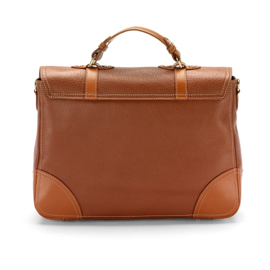 Mollie Satchel Handbag in Tan Pebble Smooth London Tan from Aspinal ... Mollie Satchel Handbag in Tan Pebble Smooth London Tan from Aspinal ...
