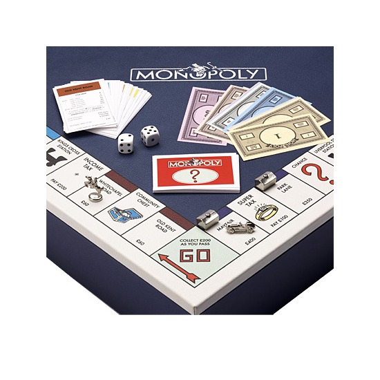 Monopoly Set in Navy & Cream from Aspinal of London