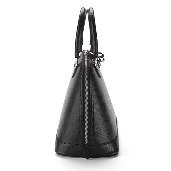 Hepburn Bag in Black Lizard from Aspinal of London