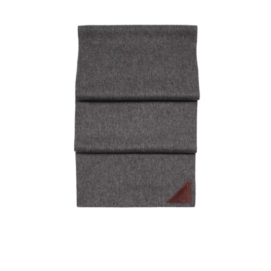 Aspinal Unisex Superior Cashmere Scarf in Grey from Aspinal of London