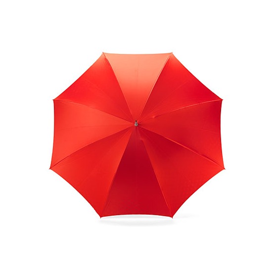 Ladies Polka Dot Umbrella in Red & Black with White Polka Dots from Aspinal of London
