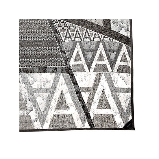 A' Scarf in Graphite Cashmere Blend from Aspinal of London