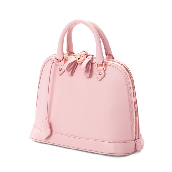 Mini Hepburn Bag in Smooth Blush Pink from Aspinal of London