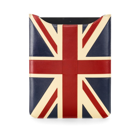 Brit iPad with Retina Display Leather Sleeve from Aspinal of London