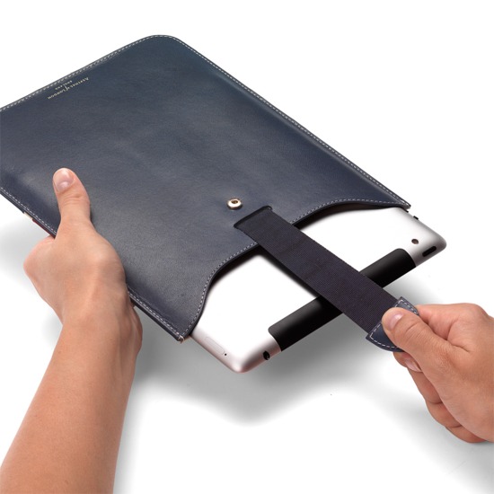 Brit iPad with Retina Display Leather Sleeve from Aspinal of London