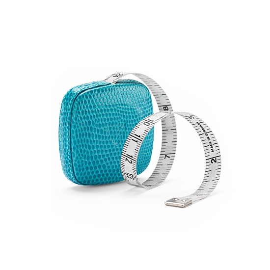 Tape Measure in Turquoise Lizard from Aspinal of London