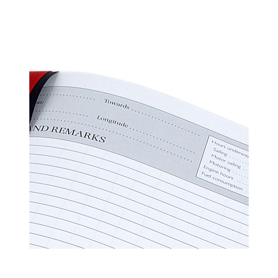Ships Log Book in Deep Shine Amazon Brown Croc from Aspinal of London